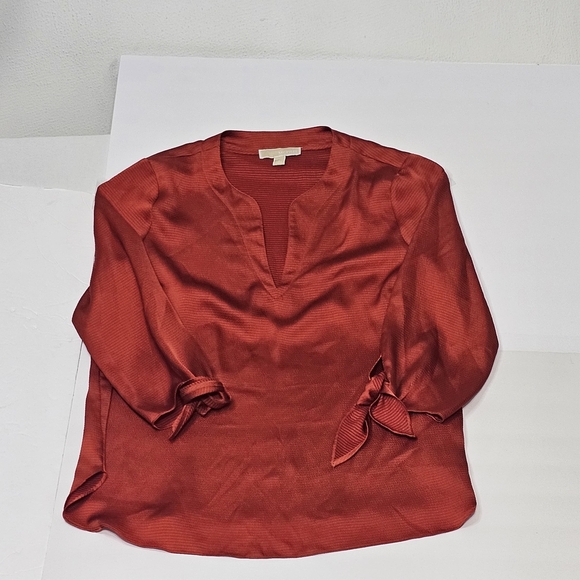 MICHARL KORS-Elegant Red Women's Top - Picture 5 of 9